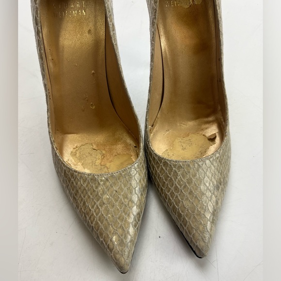 Stuart Weitzman Animal Print Pointy Heels - Size 6 - G73-4 - Picture 3 of 8